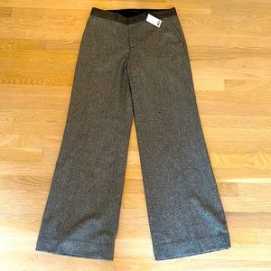Banana Republic gray size 8 wide leg dress pants NWT